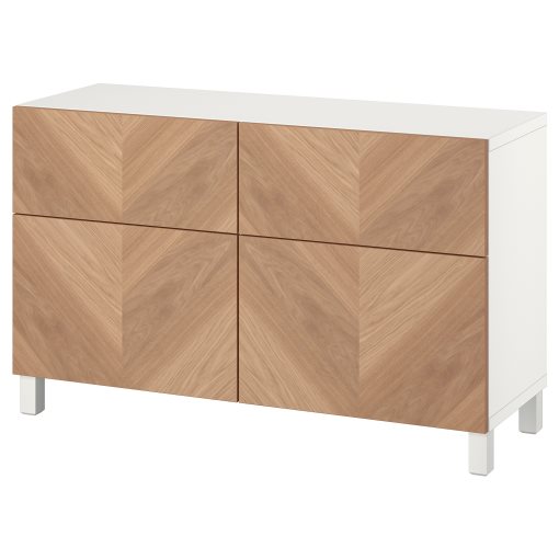 BESTÅ, storage combination with doors/drawers push-open, 120x42x74 cm, 994.215.20