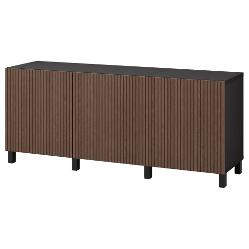 BESTÅ, storage combination with doors, 180x42x74 cm, 994.217.37