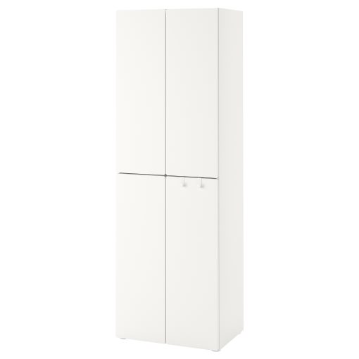 SMASTAD/PLATSA, wardrobe with 2 clothes rails, 60x57x181 cm, 994.282.77