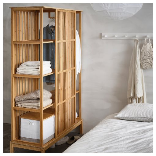 NORDKISA, open wardrobe with sliding door, 004.394.68