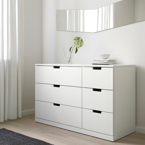 NORDLI, chest of 6 drawers, 120x76 cm, 092.394.98