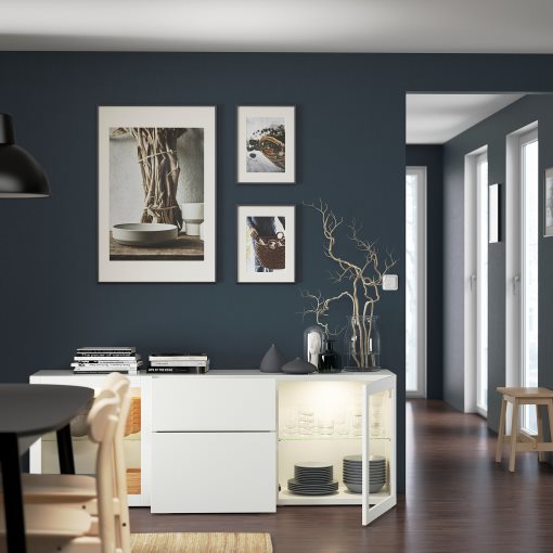 BESTÅ, storage combination with drawers, 180x42x65 cm, 094.126.62