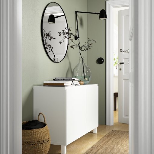 BESTÅ, σύνθεση αποθήκευσης με πόρτες, 120x42x74 cm, 094.214.40