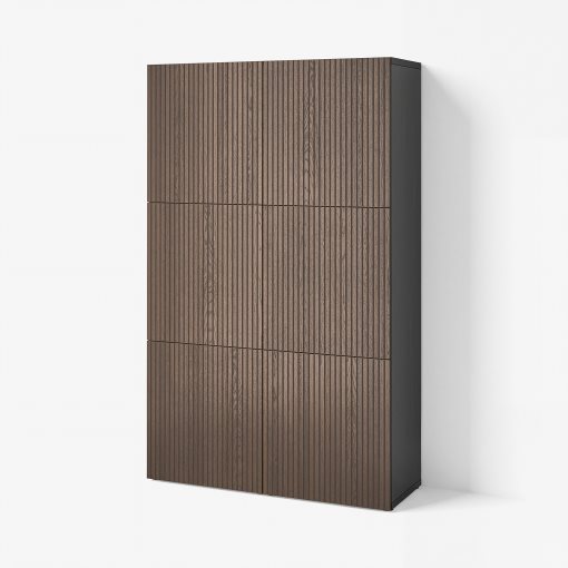BESTÅ, storage combination with doors, 120x42x193 cm, 094.216.71