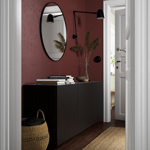 BESTÅ, wall-mounted cabinet combination, 180x42x64 cm, 094.259.09