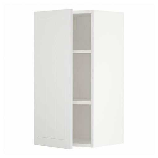 METOD, ντουλάπι τοίχου με ράφια, 40x80 cm, 094.543.55