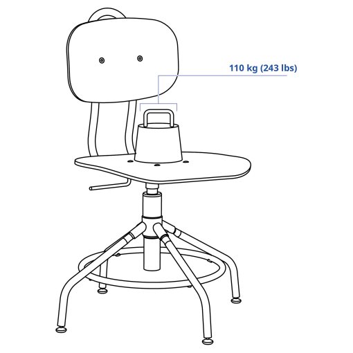 KULLABERG, swivel chair, 103.203.41