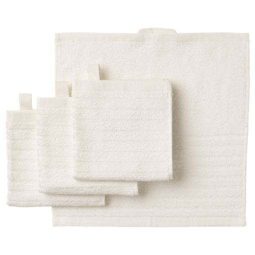 VÅGSJÖN, washcloth, 4 pack, 103.509.98