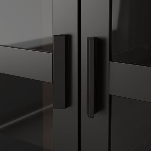 BRIMNES, glass-door cabinet, 104.098.71
