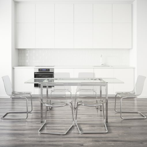 GLIVARP/TOBIAS, table and 6 chairs, 191.973.89