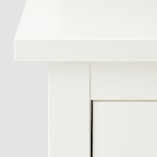 HEMNES, παπουτσοθήκη με 2 τμήματα, 89x30x127 cm, 201.695.59