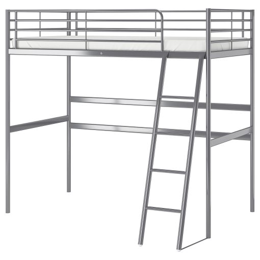 SVÄRTA, loft bed frame, 90x200 cm, 202.479.82