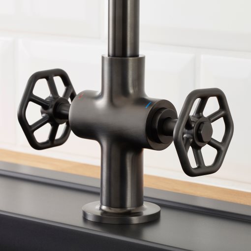 GAMLESJÖN, dual-control kitchen mixer tap, 203.416.73