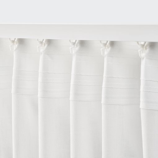 SILVERLÖNN, διαφανής κουρτίνα, 2 τεμ. 145x300 cm, 204.910.40