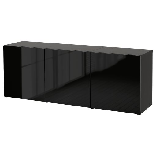 BESTÅ, σύνθεση αποθήκευσης με πόρτες, 180x42x65 cm, 293.249.85