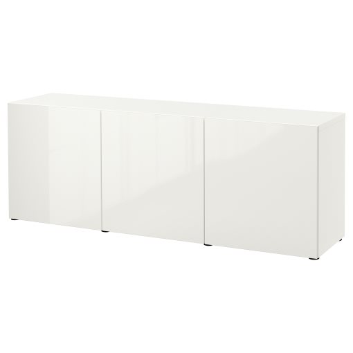 BESTÅ, σύνθεση αποθήκευσης με πόρτες, 180x42x65 cm, 293.249.90