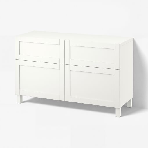 BESTÅ, storage combination with doors/drawers push-open, 120x42x74 cm, 294.126.04