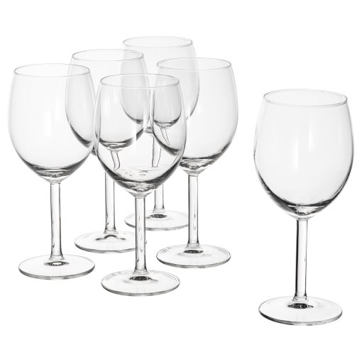 SVALKA, red wine glass, 6 pack, 300.151.23
