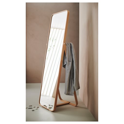 IKORNNES, standing mirror, 52x167 cm, 302.983.96
