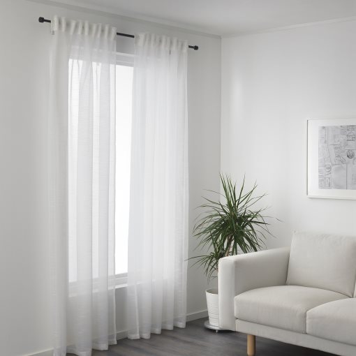 GJERTRUD, sheer curtains, 1 pair, 303.865.38