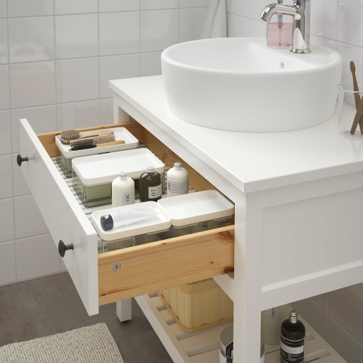 HEMNES, έπιπλο νιπτήρα με 1 συρτάρι, 303.966.98