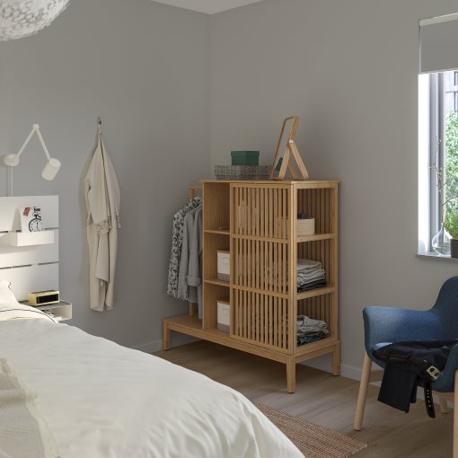 NORDKISA, open wardrobe with sliding door, 304.394.76