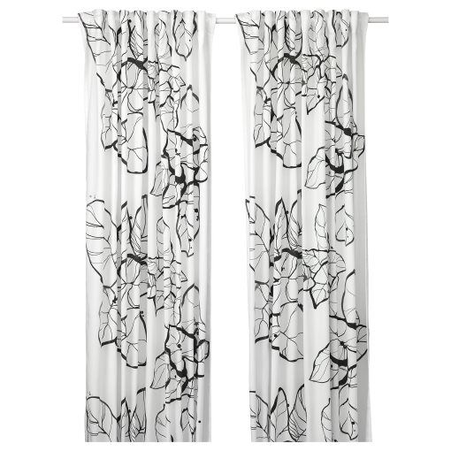 PELARKÖRSBÄR, curtains with heading tape 1 pair, 145x280 cm, 306.210.98