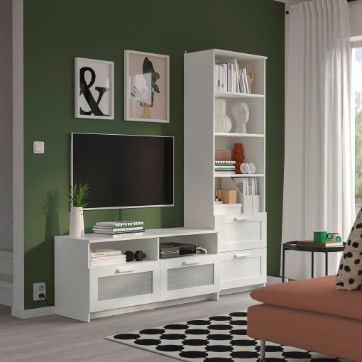 BRIMNES, TV storage combination, 391.843.43