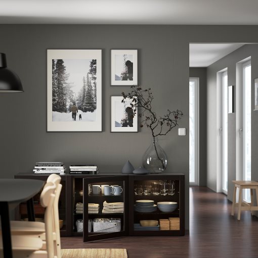 BESTÅ, storage combination with doors, 180x42x65 cm, 393.250.36