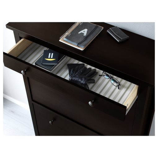 HEMNES, shoe cabinet with 2 compartments, 402.169.08