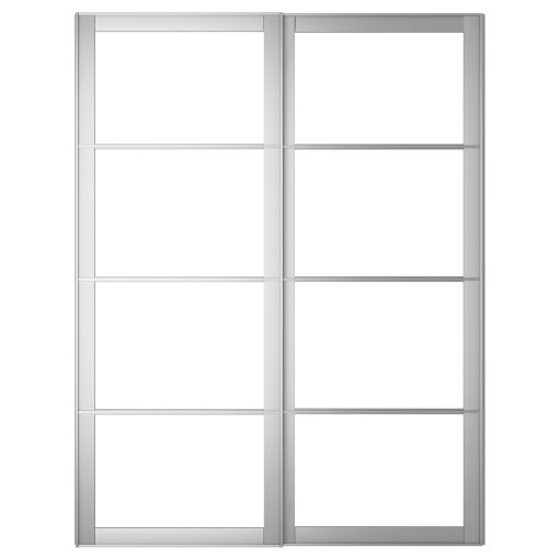 PAX, pair of sliding door frames w rail, 402.224.19