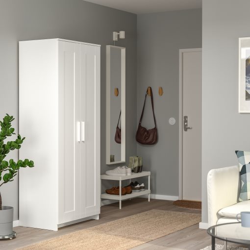 BRIMNES, wardrobe with 2 doors, 404.004.78
