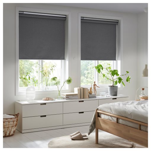 FYRTUR, block-out roller blind, wireless/battery-operated, 404.081.96