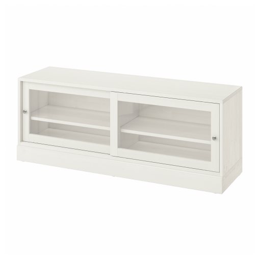 HAVSTA, TV bench with plinth, 160x47x62 cm, 404.803.71