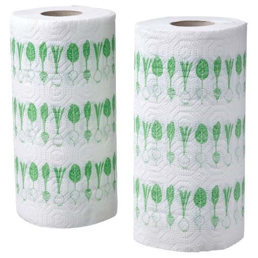FAMILJ, kitchen roll patterned 2 pack, 360g, 405.307.43