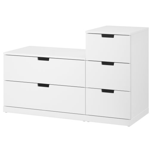 NORDLI, συρταριέρα με 5 συρτάρια, 120X76 cm, 492.480.33
