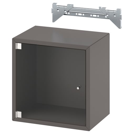 EKET, wall cabinet with glass door, 493.363.41