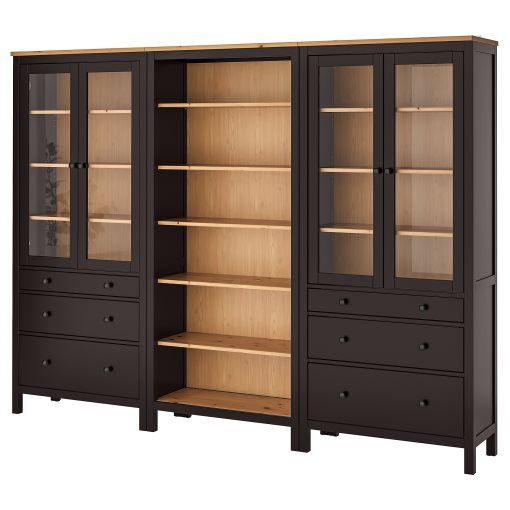 HEMNES, storage combination with doors/drawers, 493.365.67