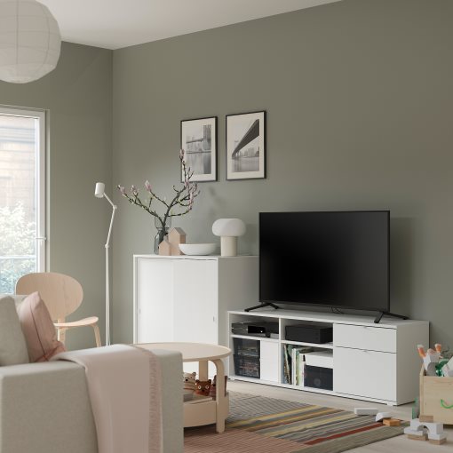VIHALS, TV/storage combination, 242x37x90 cm, 494.406.01