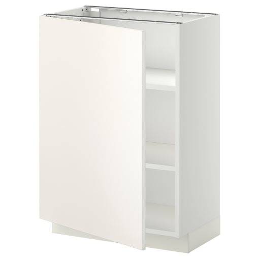 METOD, base cabinet with shelves, 60x37 cm, 494.654.65