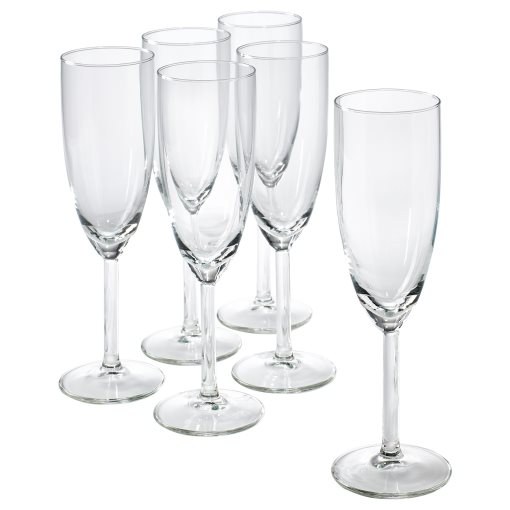 SVALKA, champagne glass, 6 pack, 500.151.22