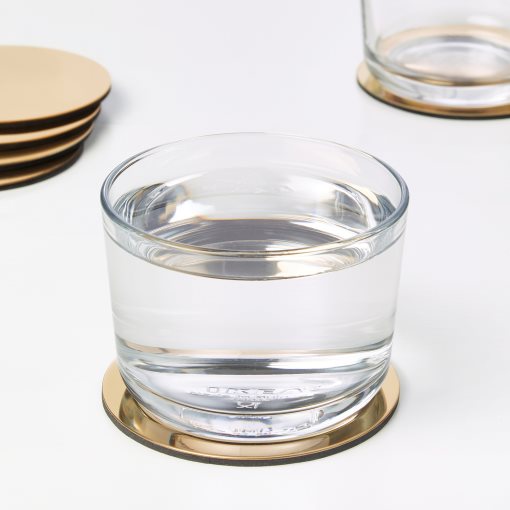 GLATTIS, coasters with holder, 6 pack, 503.430.05