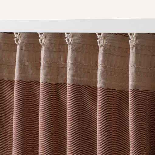 TIBAST, κουρτίνες μερικής συσκότισης 145x300 cm, 2 τεμ., 504.666.66