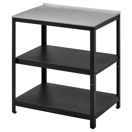 GRILLSKÄR, kitchen island shelf unit outdoor, 86x61 cm, 504.714.46