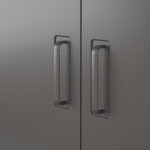 IDÅSEN, cabinet with doors and drawers, 80x47x119 cm, 504.963.81