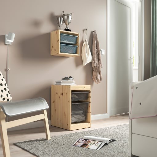 TROFAST, storage combination with boxes, 32x44x52 cm, 595.256.14