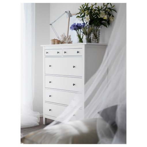 HEMNES, chest of 6 drawers, 602.392.73