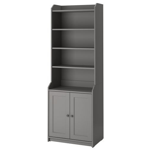 HAUGA, high cabinet with 2 doors, 70x199 cm, 604.150.54