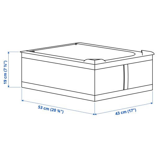 SKUBB, θήκη αποθήκευσης, 43x53x19 cm, 605.910.47