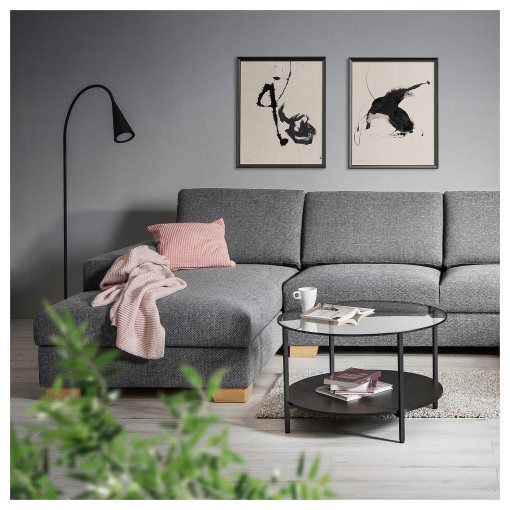 SÖRVALLEN, 4-seat sofa with chaise longue/left, 693.147.91